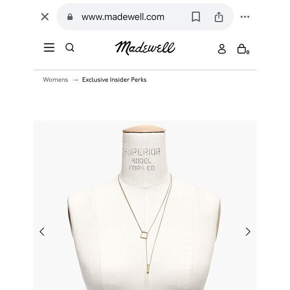 Madewell Necklace Woman Fashion 18K Gold Plated Stainless Steel Layers - Picture 5 of 5